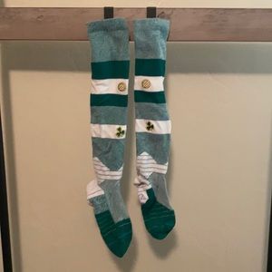 Stance Green and Gold MLB Used Socks